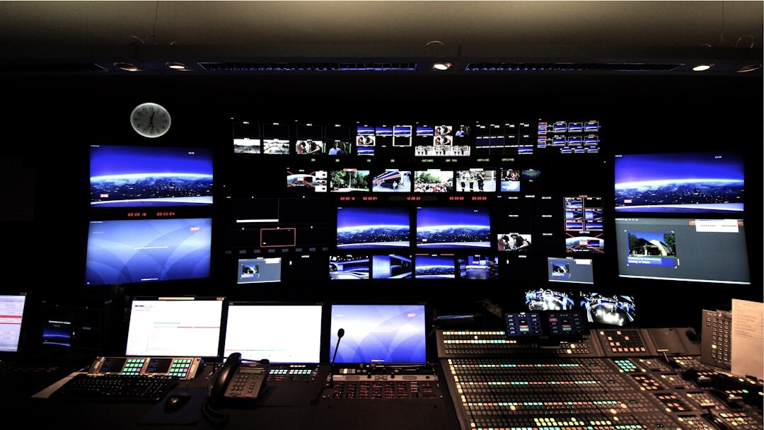 Multiple screens displaying different live streaming platforms side by side