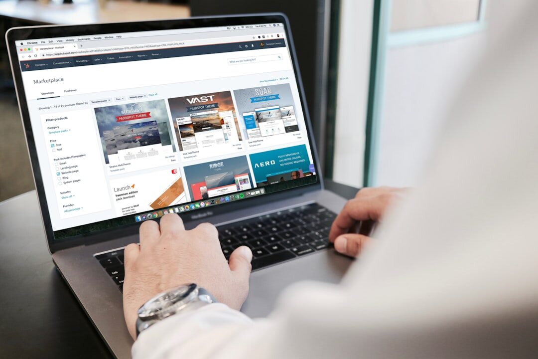 Person analyzing live viewing habits on a laptop screen