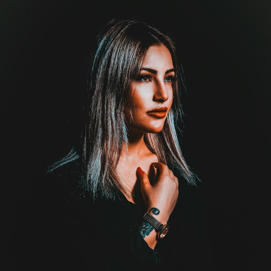 Studio portrait of a woman live show director